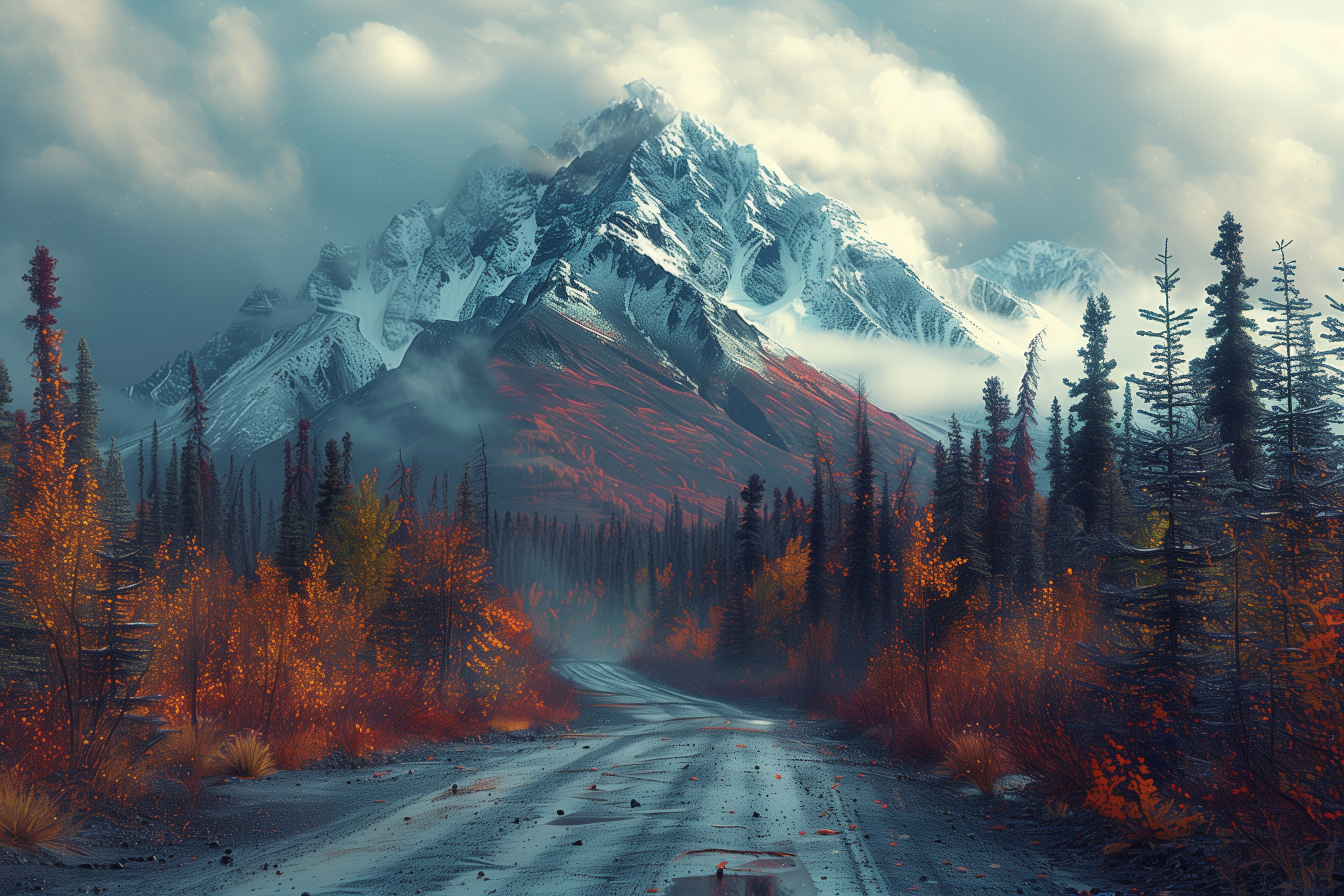 Road to the Snowy Heights